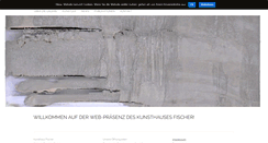 Desktop Screenshot of kunsthaus-fischer.de